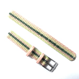 Velcrorem rosa/grønn 12 mm