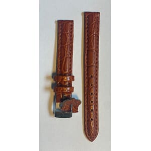 Lærrem Diloy Croco 12mm brun