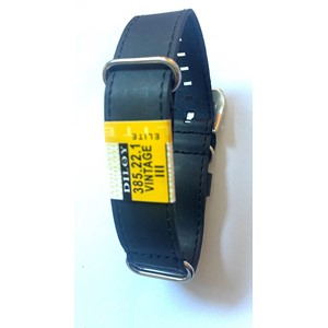 Lærrem Diloy Vintage III 24mm sort