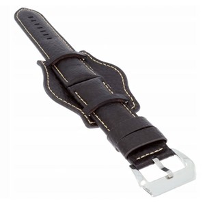Lærrem Diloy Piel Toro 24mm mørk brun