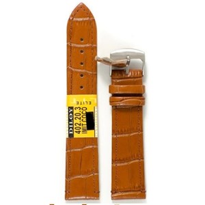Lærrem Diloy Croco 20mm brun