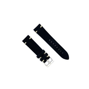 Lærrem Diloy Nobuck 20mm sort