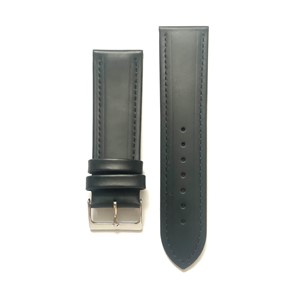 Lærrem sort 24 mm