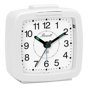 Vekkeur beep snooze hvit