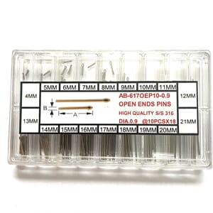 Lenkestift 10 stk x 18  4-21mm  ø 0,9mm