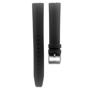 Silikonrem 24mm XL sort
